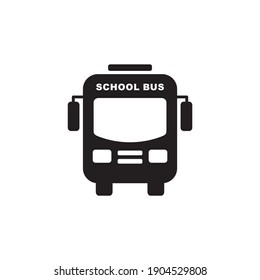 school bus icon symbol sign vector