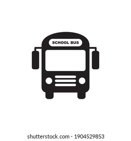 School Bus Icon Symbol Sign Vector