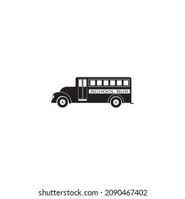school bus icon symbol sign vector