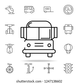 school bus icon. transportation icons universal set for web and mobile