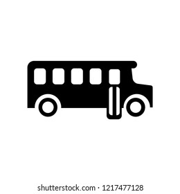 School bus icon. Trendy School bus logo concept on white background from Transportation collection. Suitable for use on web apps, mobile apps and print media.