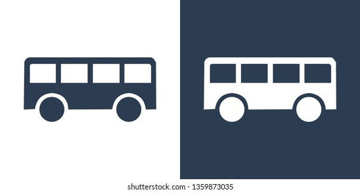 School Bus Icon Vector