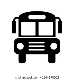 School Bus Icon Vector