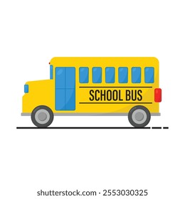 School Bus Icon Vector Design.