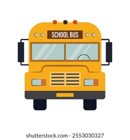 School Bus Icon Vector Design.