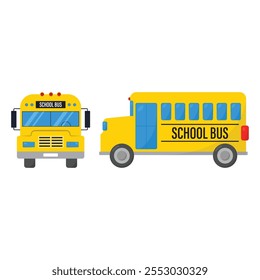 School Bus Icon Vector Design.