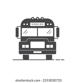 School Bus Icon Vector Design.