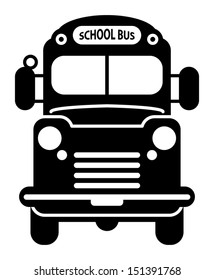 School Bus icon, vector illustration