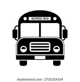 School bus icon vector illustration, Bus icon set, Bus outlined design isolated, Buses vector icon, Student Children buses, Back to School Bus concept design, cartoon bus-clipart style, Bus-symbol.