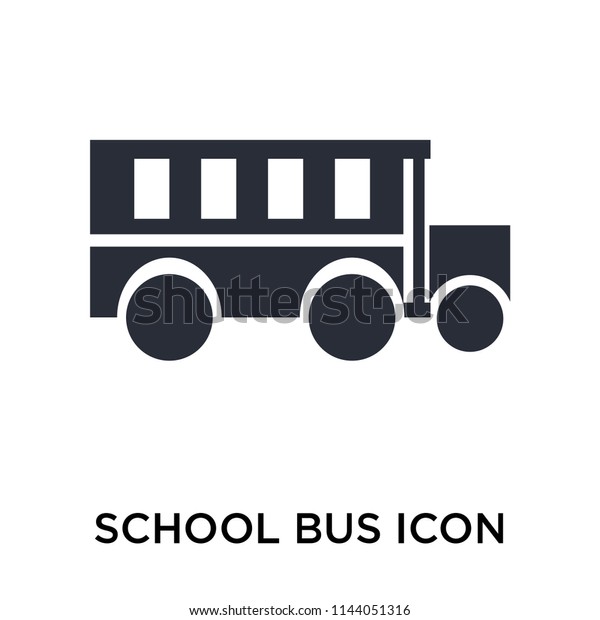 School bus
icon vector isolated on white background for your web and mobile
app design, School bus logo
concept