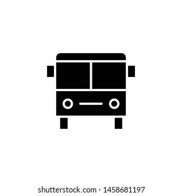 school bus and bus icon vector. bus vector. passenger bus icon vector.web design and mobile design. white background.