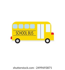 school bus illustration, public transport