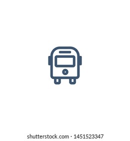 School bus line icon design
