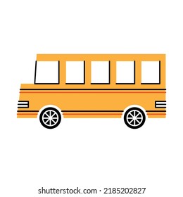 school bus mean transport icon