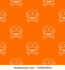 School bus pattern vector orange for any web design best