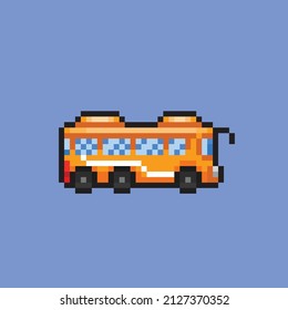 School Bus Pixel Style Stock Vector (Royalty Free) 2127370352 ...