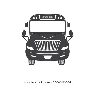 Ilustración de vectores imprimibles de bus escolar
