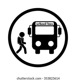 school bus, pupil
