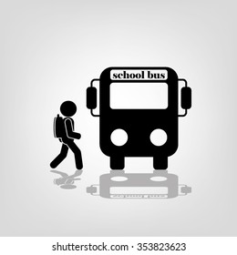 school bus, pupil