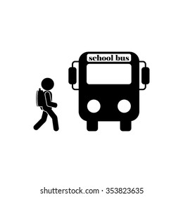 school bus, pupil