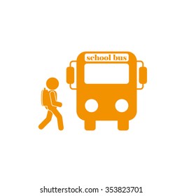school bus, pupil