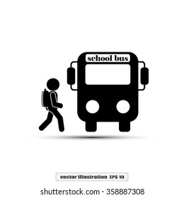school bus, pupil