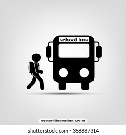 school bus, pupil