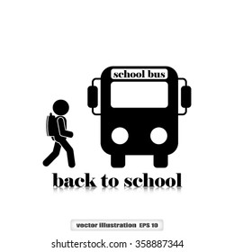 school bus, pupil