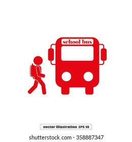 school bus, pupil