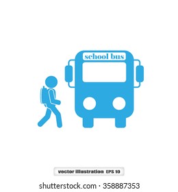 school bus, pupil