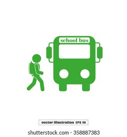 school bus, pupil