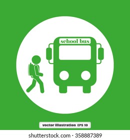 school bus, pupil