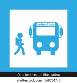 school bus, pupil