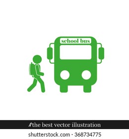 school bus, pupil