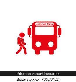 school bus, pupil