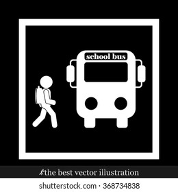 school bus, pupil
