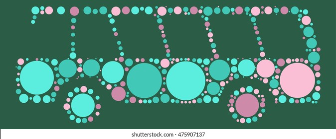 school bus shape vector design by color point