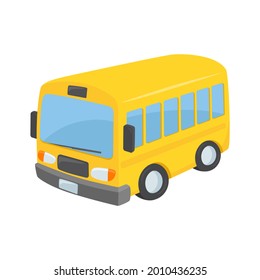 Ilustración del icono Emoji de la placa de bus escolar. Símbolo de vectores de transporte Emoticon Diseño Clip Art Signo de historieta.