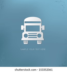 School bus symbol,vector