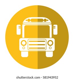 school bus transport design shadow