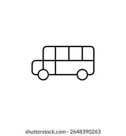 ônibus escolar, transporte, transporte, ícone de veículo