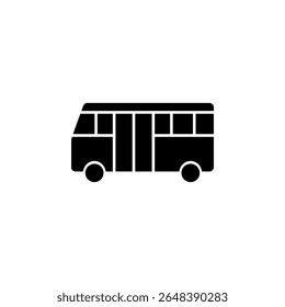 ônibus escolar, transporte, transporte, ícone de veículo