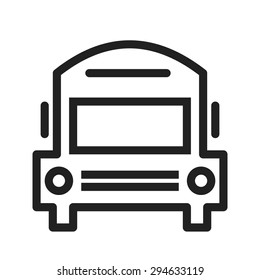 School bus, transport, vehicle,icon vector image. Can also be used for education, academics and science. Suitable for use on web apps, mobile apps, and print media.