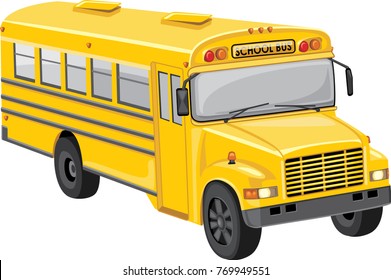 School bus. Vector