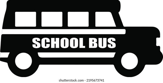 archivo vectorial de bus escolar, ilustración de bus