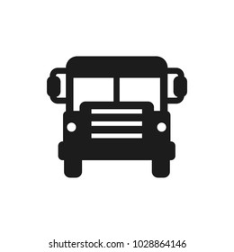 school bus vector icon