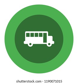 school bus vector icon