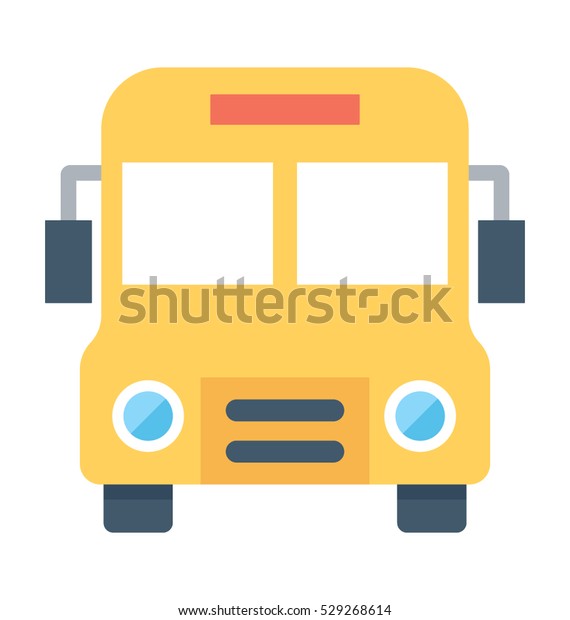 スクールバスのベクター画像アイコン のベクター画像素材 ロイヤリティフリー