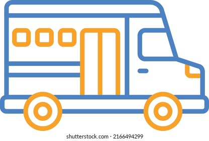 School Bus vector icon. Can be used for printing, mobile and web applications.