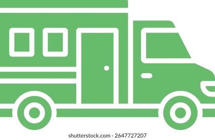 School Bus vector icon. Can be used for printing, mobile and web applications.